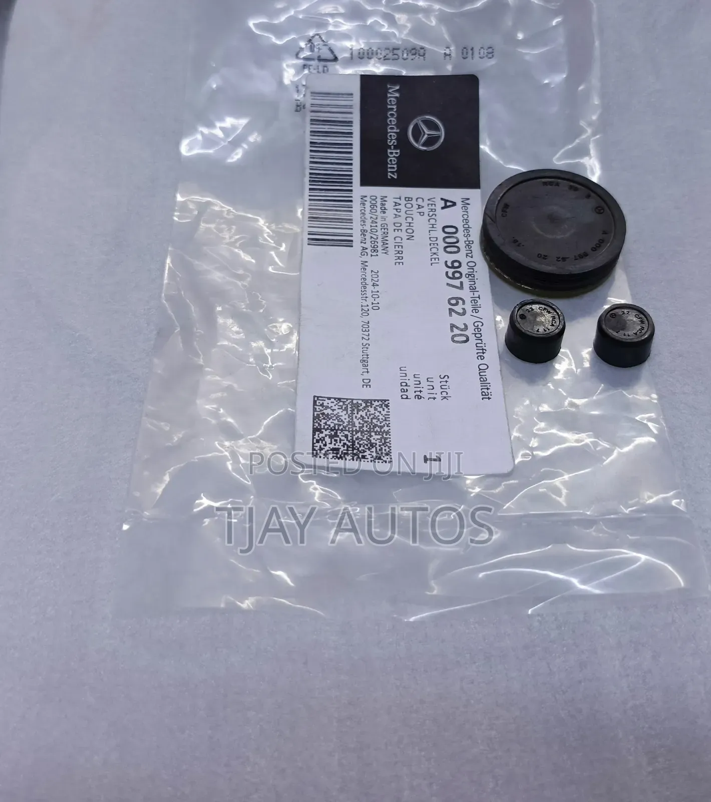 Mercedes Benz Timing Chain Tensioner Cap Seal A