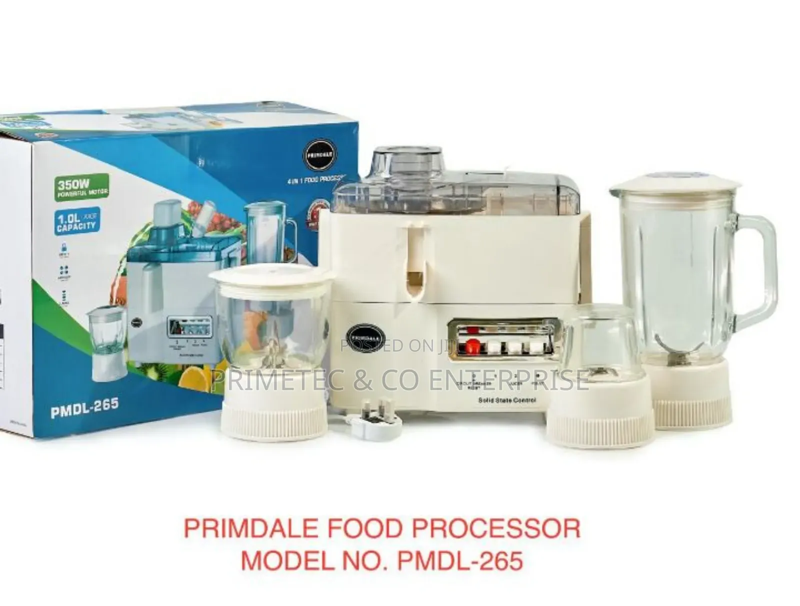 Primdale 4 in 1 Juicer -Blender-Grinder