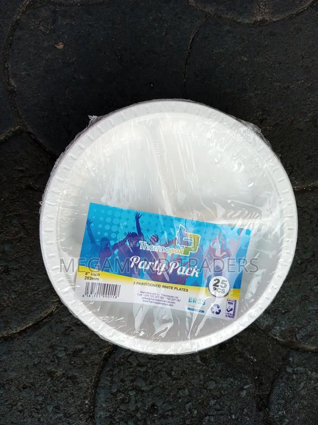 25pc Disposable Plates/ Party Plate 25pc - thumbnail 2