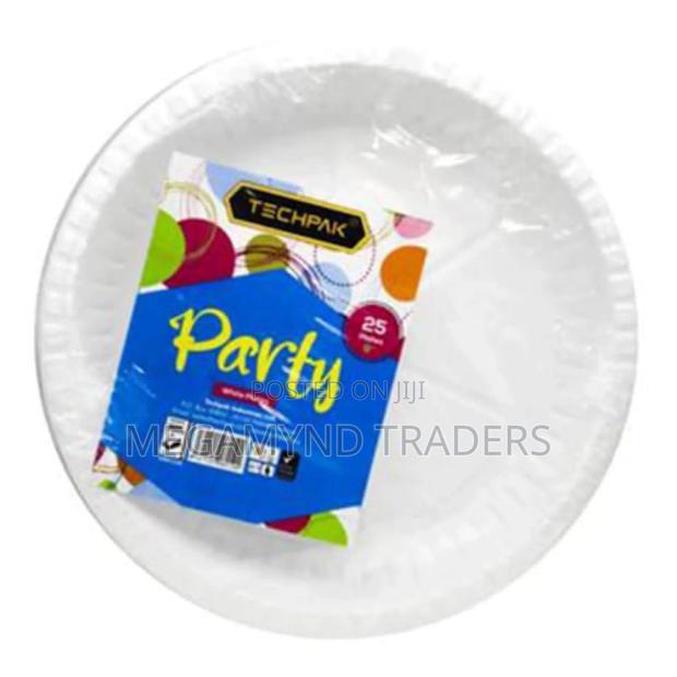 25pc Disposable Plates/ Party Plate 25pc - thumbnail 3