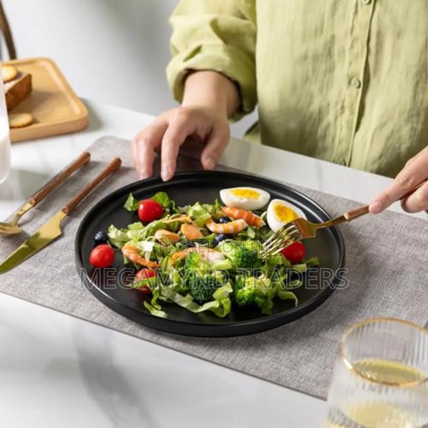 6pc Ceramic Dinner Plates Size 10inch/Restaurant Plates - thumbnail 7
