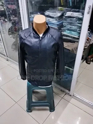 Men Classy Black Leather Jackets Sizes M-3xl