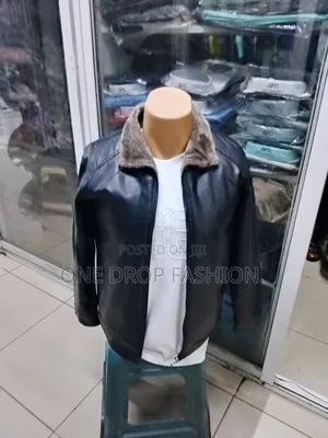 Fleece Fur Leather Jacket