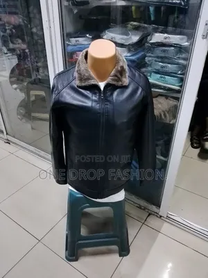 Fleece Fur Leather Jacket