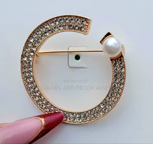 Pearl Gold Brooches