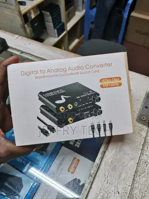 Digital to Analog Audio Converter, 192khz With Volume Contro