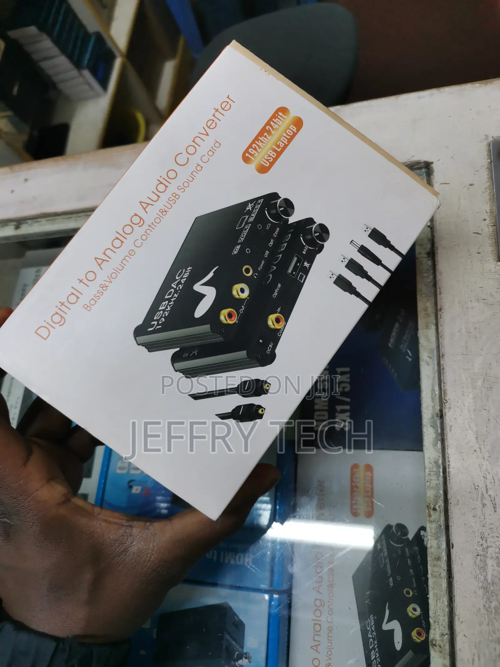 Digital to Analog Audio Converter, 192khz With Volume Contro