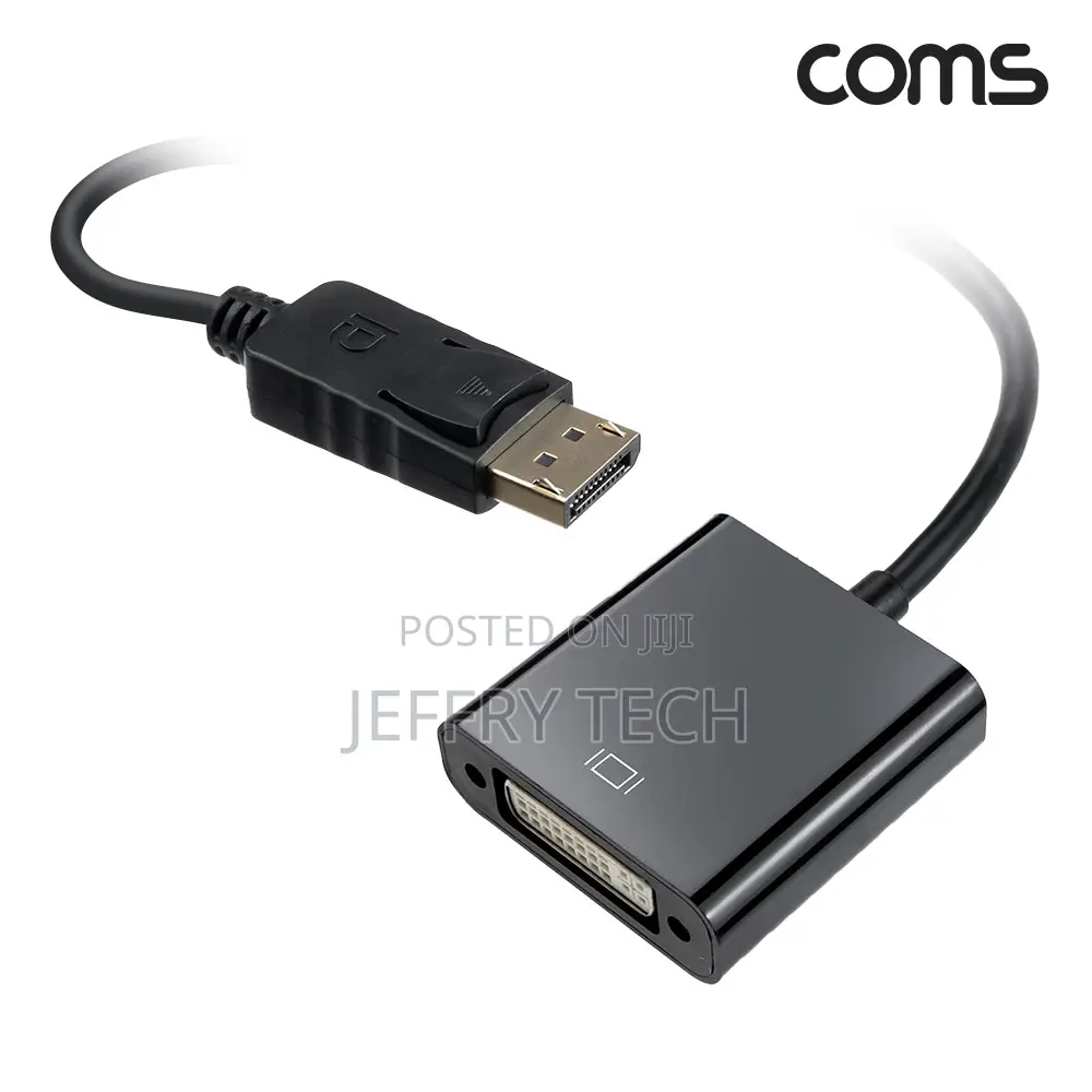 Coms Displayport to Dvi Conversion Gender Converter Dp M To