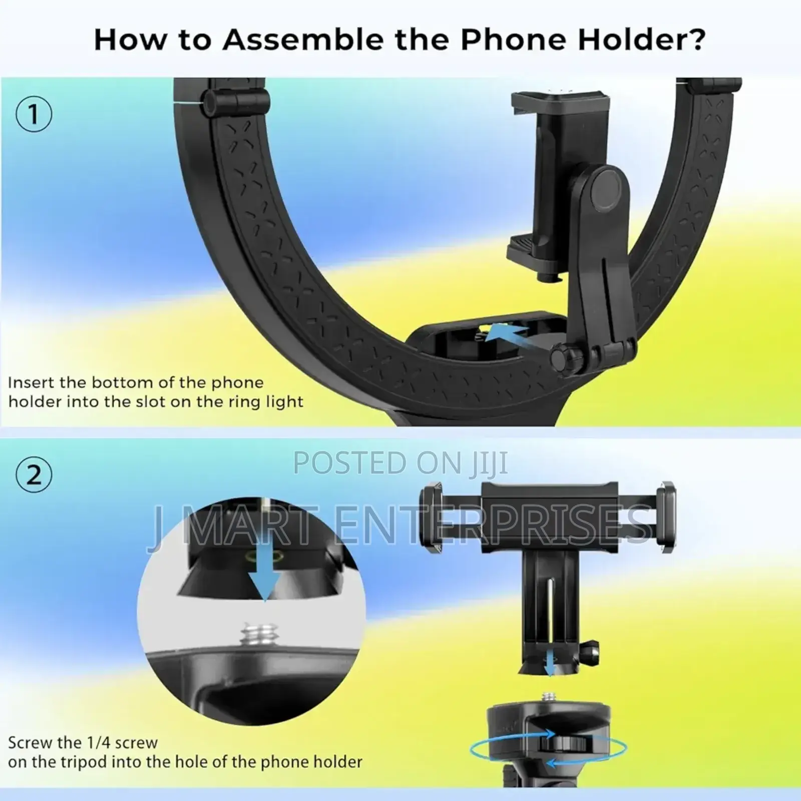 21'' Selfie Ring Light With Tripod Stand and Phone Holder Professional