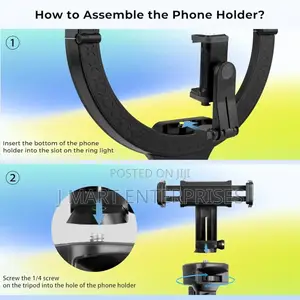 21'' Selfie Ring Light With Tripod Stand and Phone Holder Professional