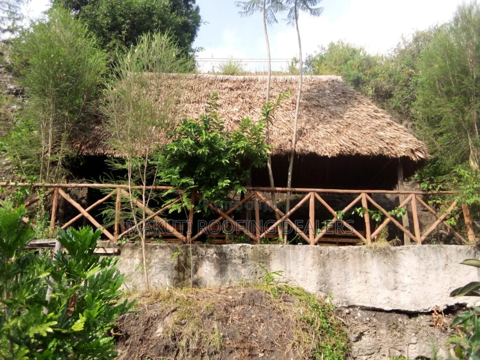 Makuti Roofing for Dinning Hall and Homes