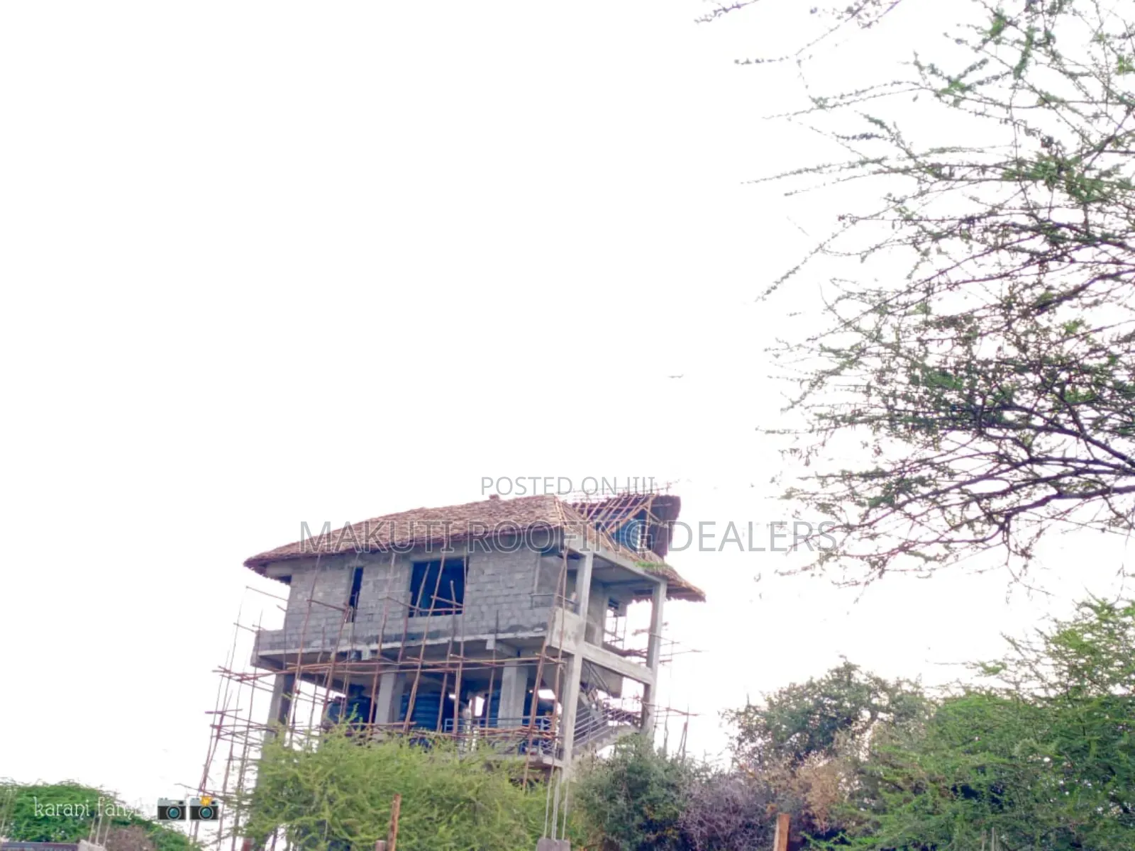 Makuti Roofing for Dinning Hall and Homes