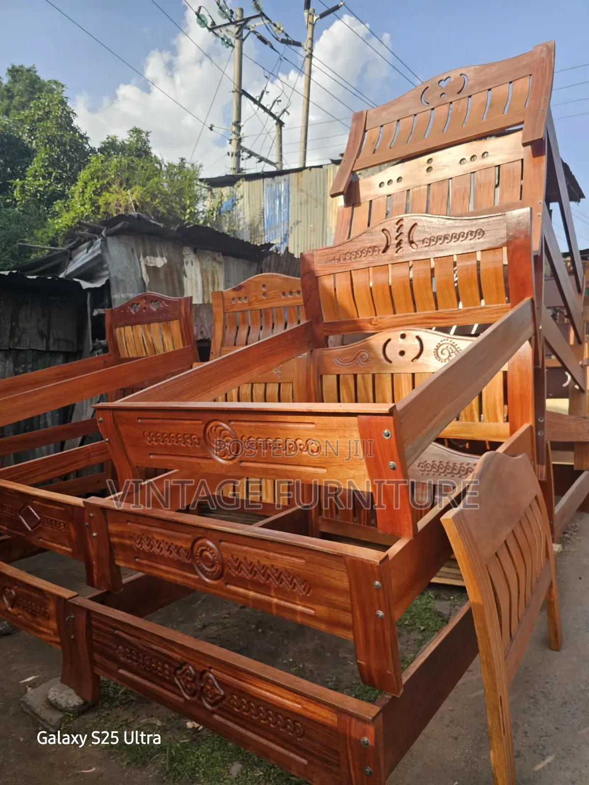 5 by 6 Mahogany Bed Kka C