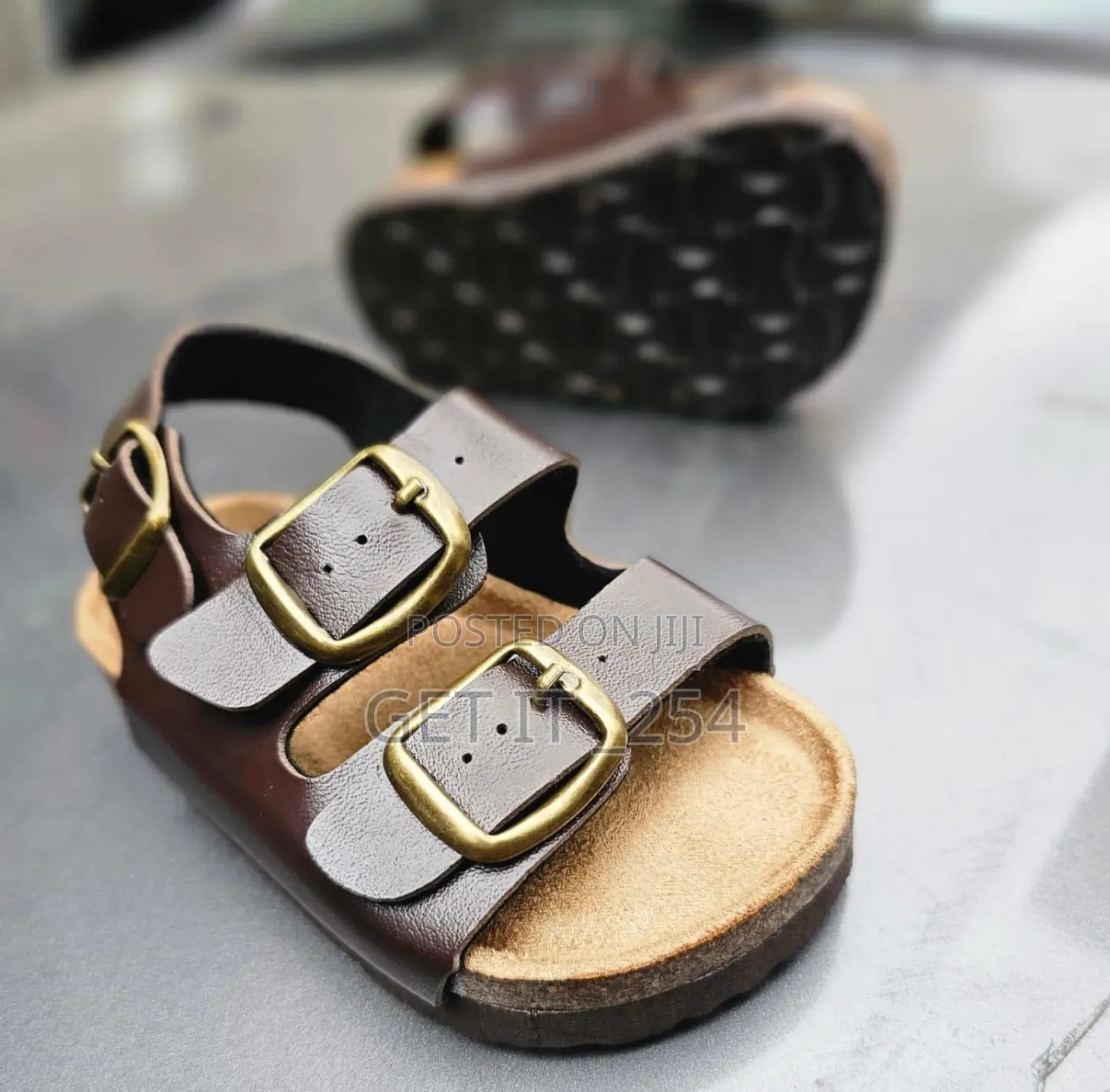 In Store 
Kid's Cock Sandals 
Pure Leather 
Size 25-30