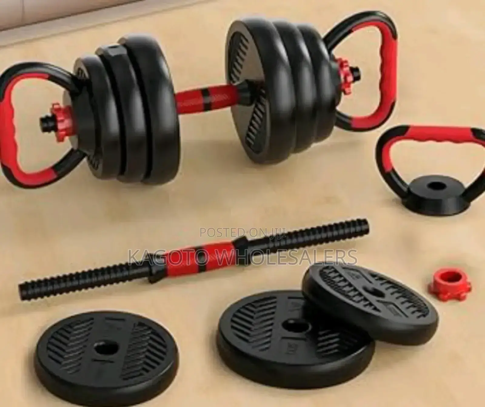 30kg Dumbells 6 in 1