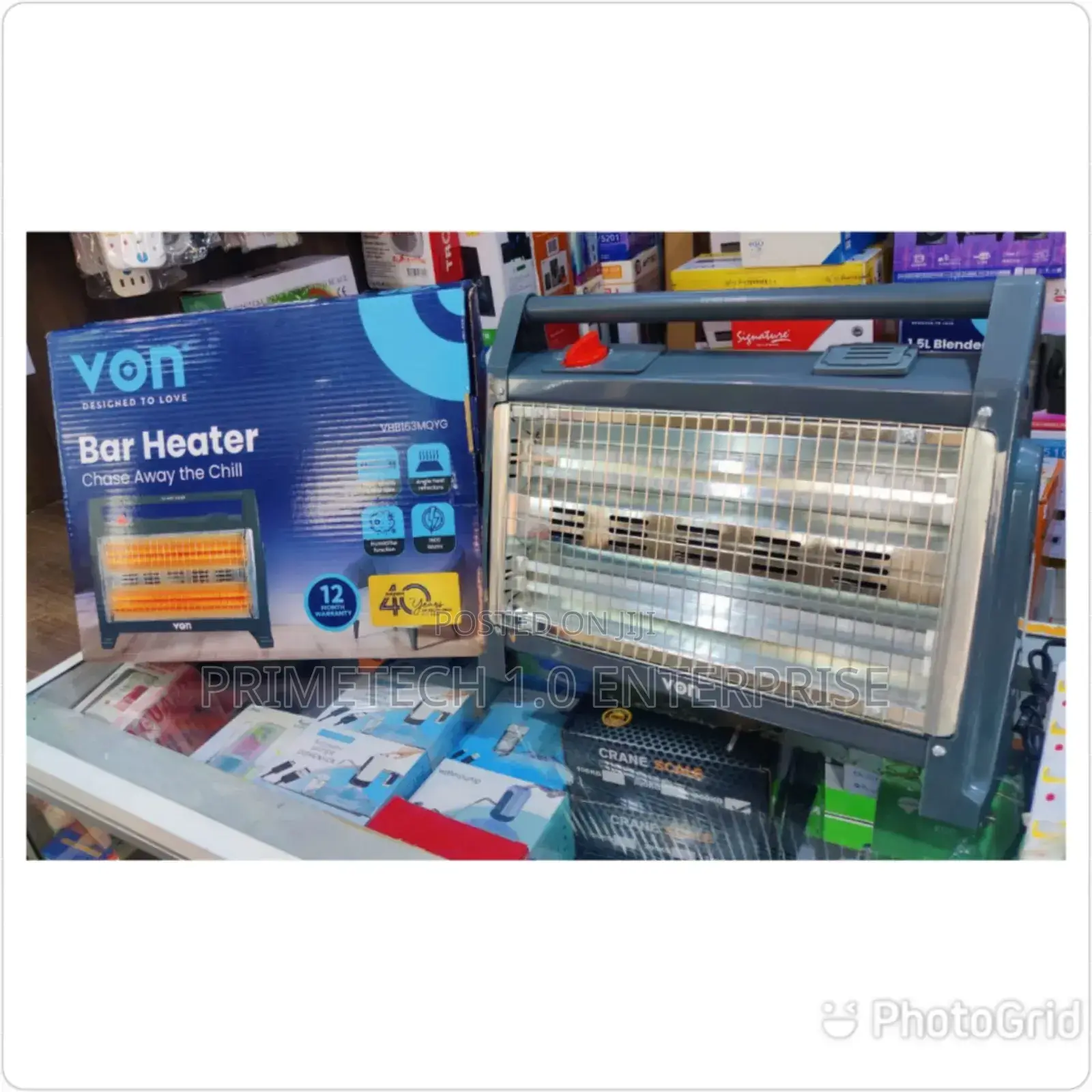 Von Quartz 1600watts Room Heater