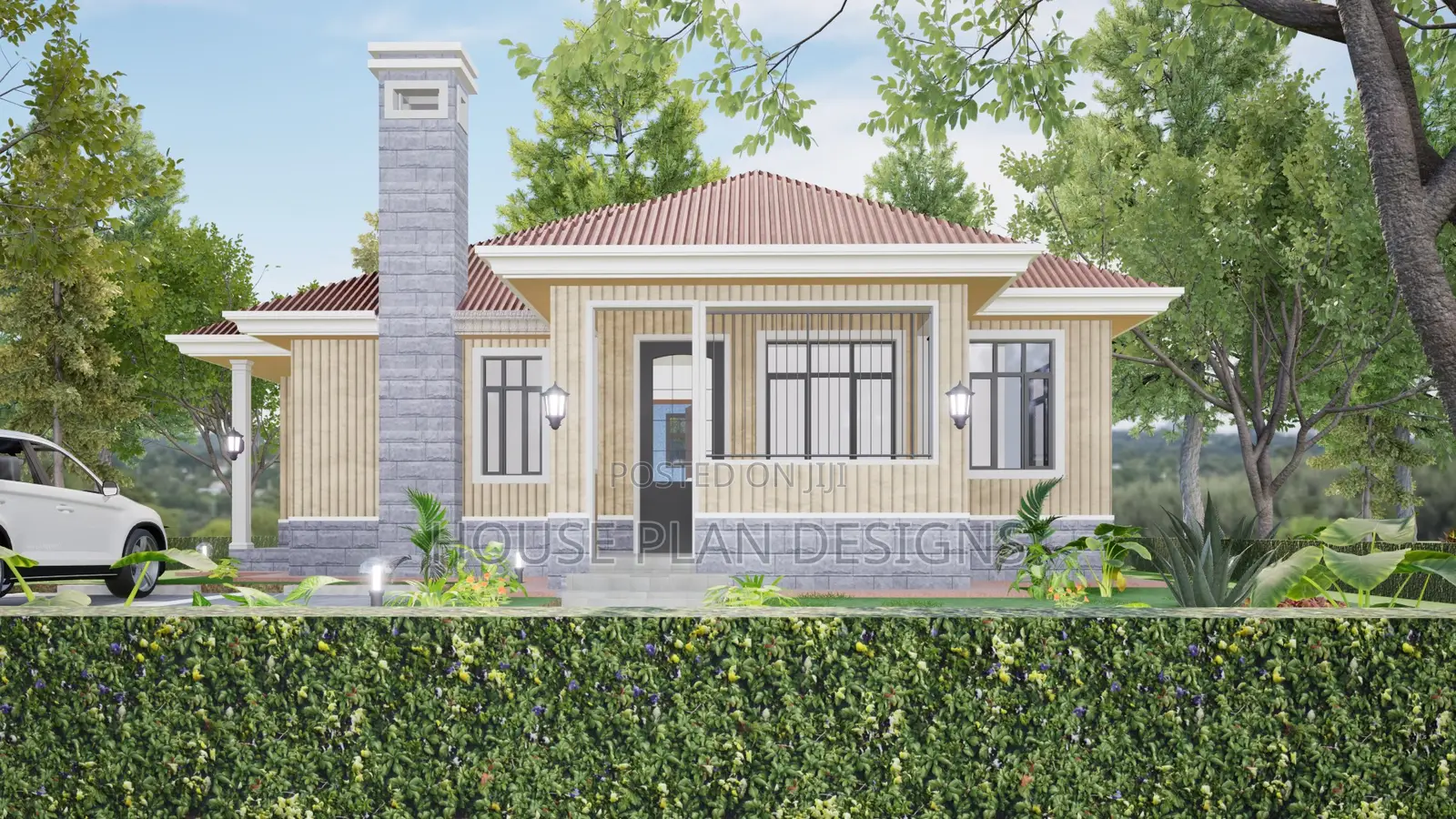 2 Two Bedroom House Plan ,4 Bedroom Plan , Architect