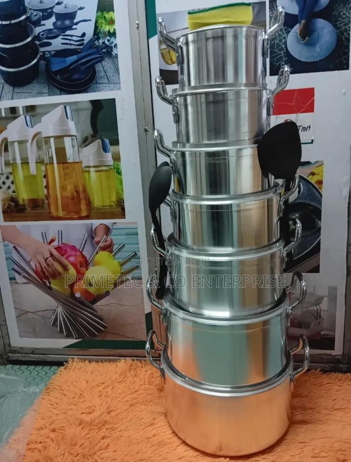 Tornado Tc 14-PCS Stainless Steel Cooking Pot Set