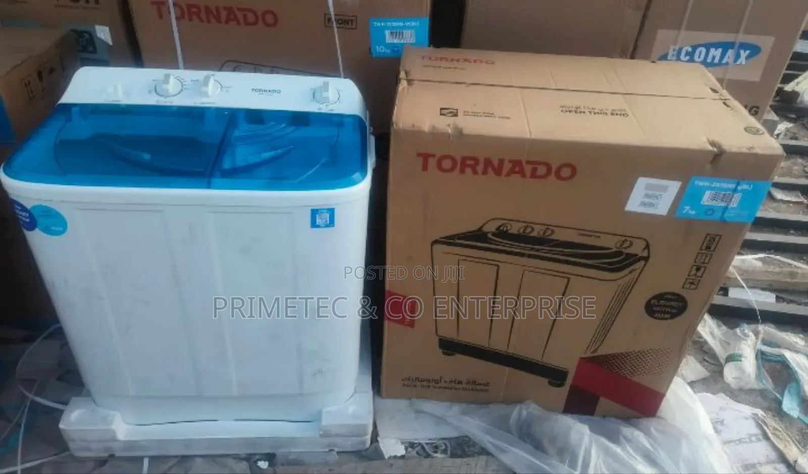 10kgs Tornado Twin Tub Washing Machine