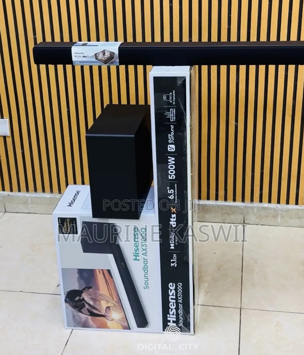 Hisense 500 W (2025 ) Sound Bar 3.1 Ch