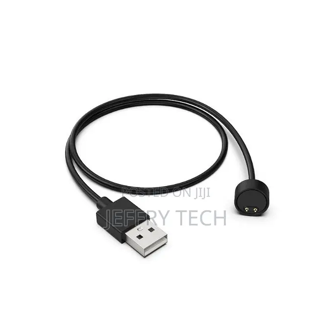 Magnetic Cable for Xiaomi Mi Band 5 and 6 - Black
