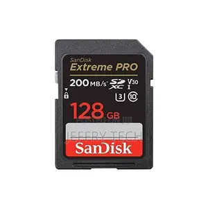 Sandisk 128gb Extreme Pro 200mbps Sd Card for Cameras