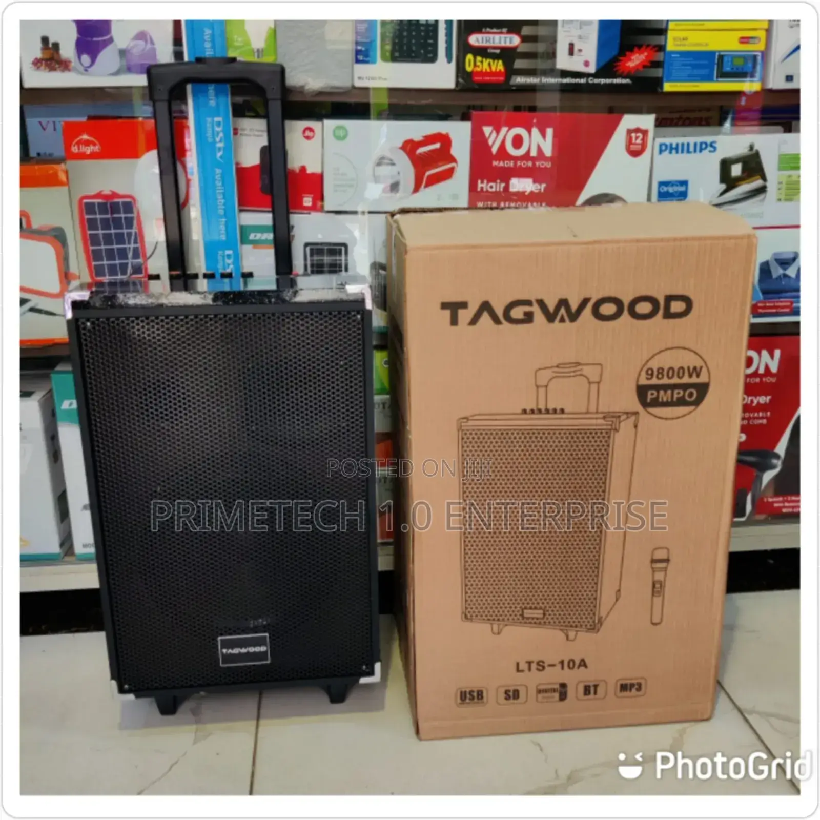 Tagwood Trolley Speaker 10inches
