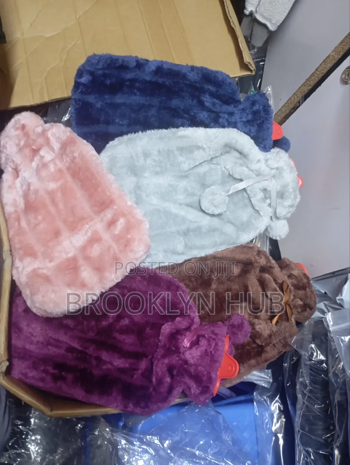 2l Hot Water Bottle With Soft Faux Fur Plush Cover