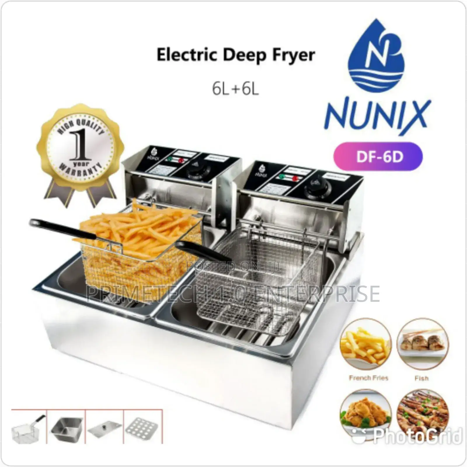 Nunix Double Deep Fryer