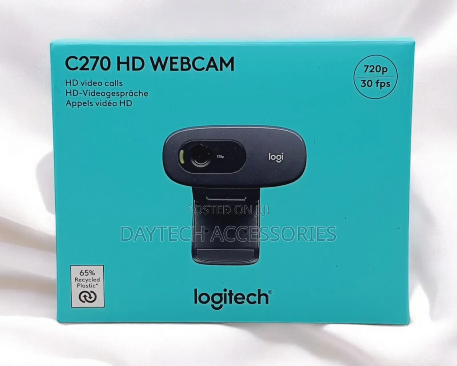 Logitech C270 Desktop or Laptop Webcam Hd 720p Widescreen