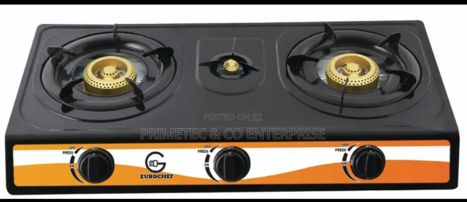 3 Burner Eurochef Table Top Burner