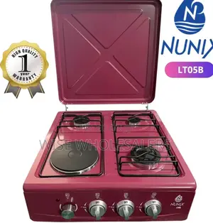 Nunix 3-gas+1-electric Tabletop Gas Cookers