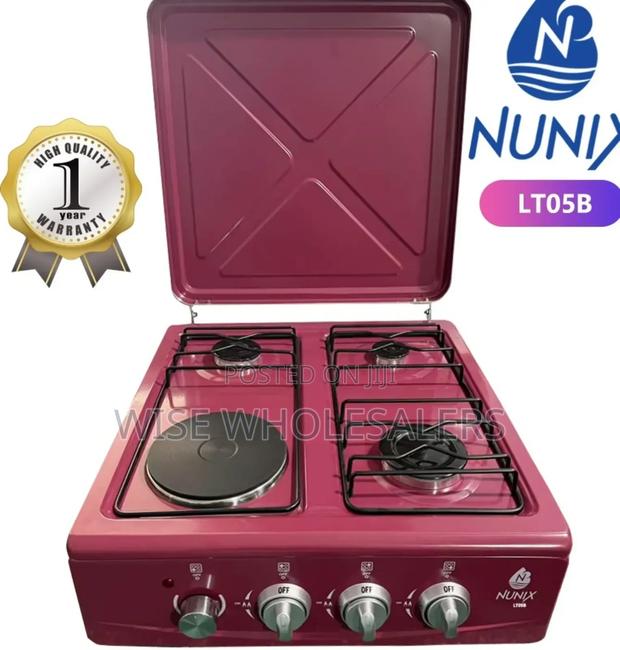 Nunix 3-gas+1-electric Tabletop Gas Cookers