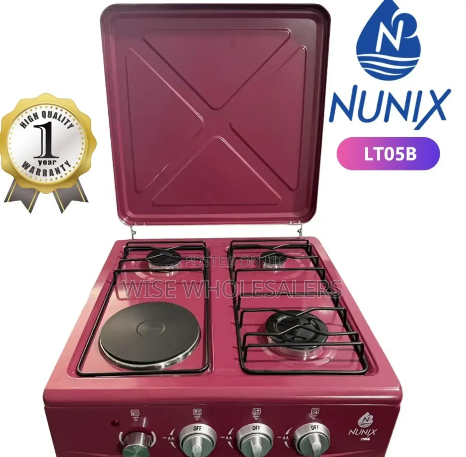New Model Nunix 3+1 Table Top Cooker