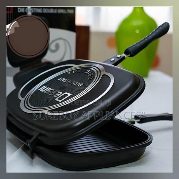 40 Cm Dessini Double Grill Pan Black - main view