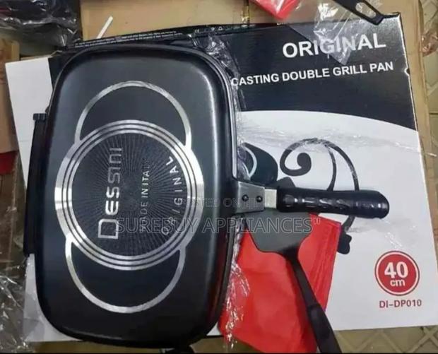 Dessini Double Grill Non-Stick Pressure Pan 26cm – Black