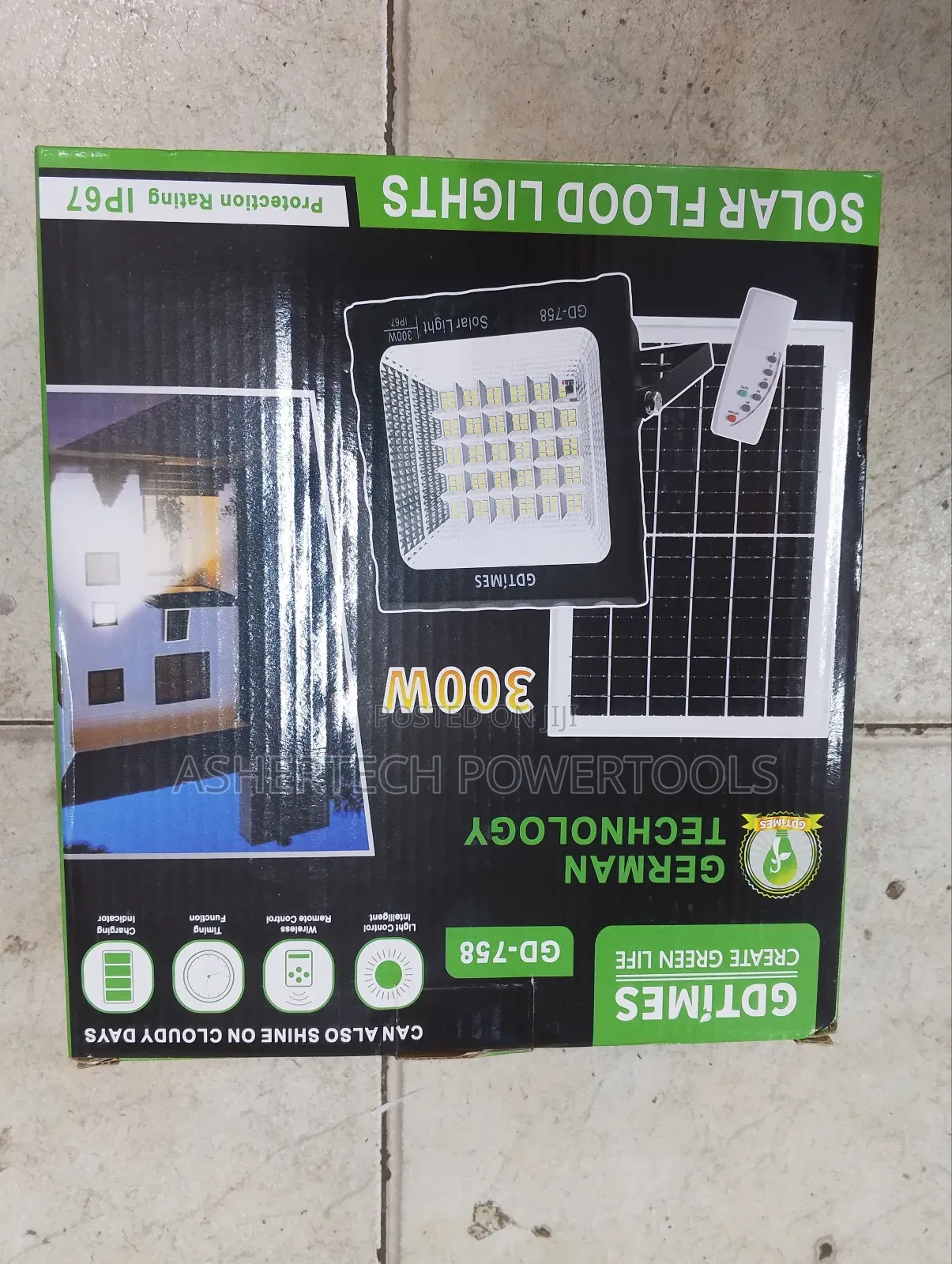 Gd Times Solar Flood Light 30w