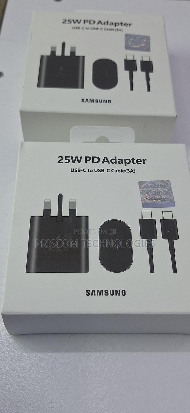 25w Samsung Super Fast Charger Type C, Usb-C to Usb-C Charge