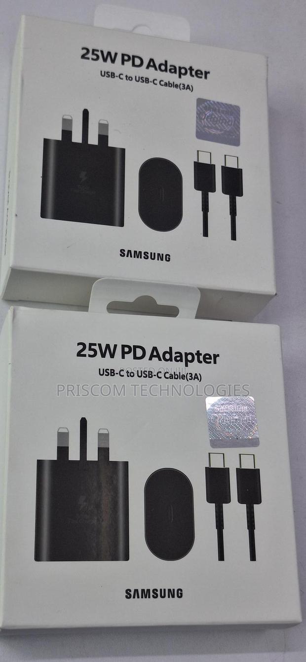 25w Samsung Super Fast Charger Type C, Usb-C to Usb-C Charge - thumbnail 2