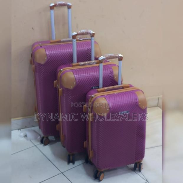 3 in 1 Luxurious Fibre Suitcase/ Travel Bags