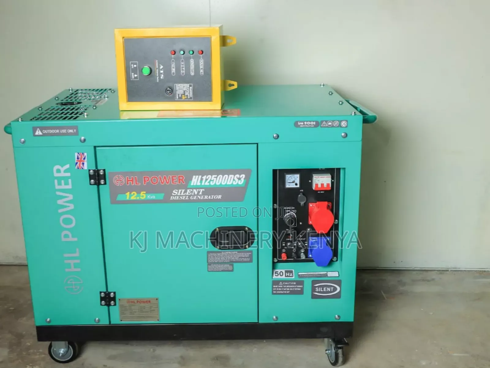 Hl Power Generators, 12.5kva,Diesel Driven, 1year Warranty