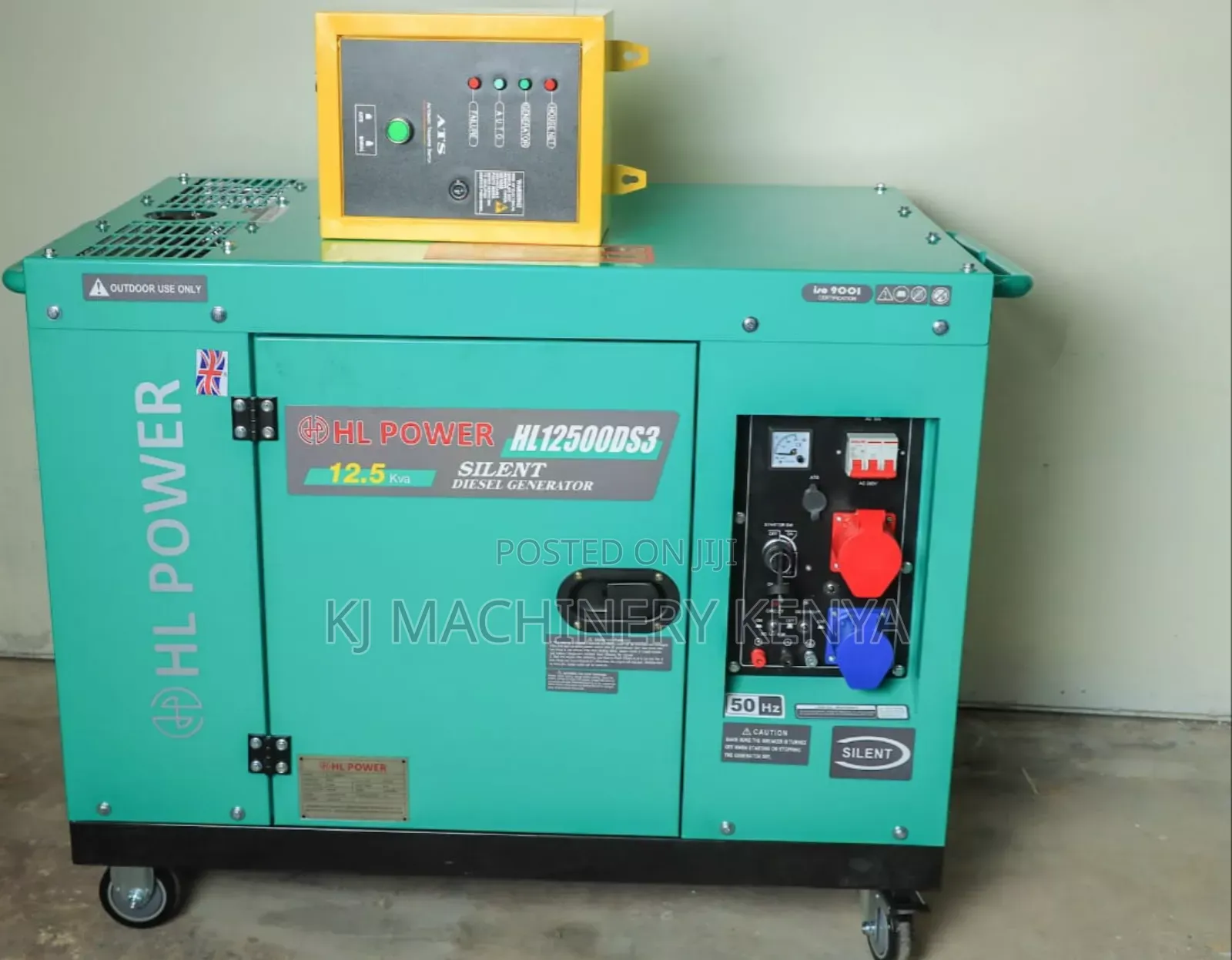 Hl Power Generators, 12.5kva,Diesel Driven, 1year Warranty