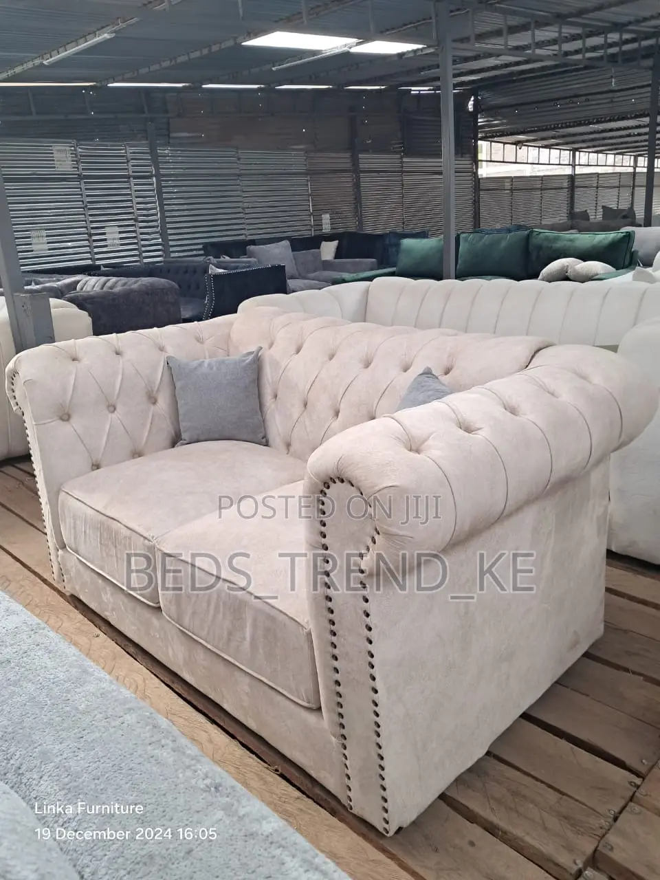 3 Seater Modern Chester Sofa
