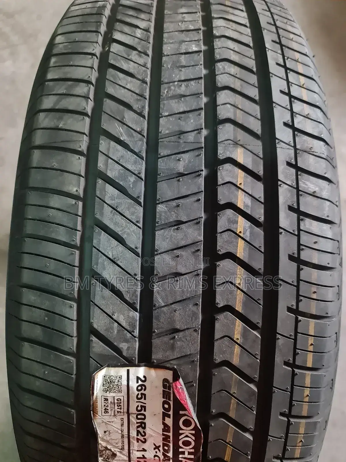 265 /50 R22 Yokohama Tyres (Japan)