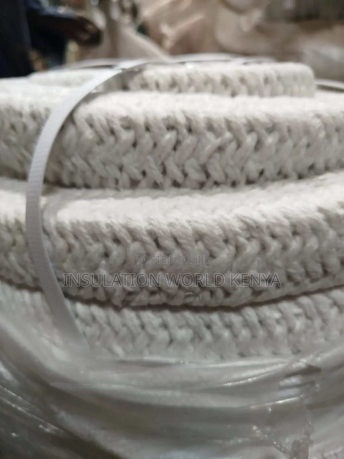Ceramic Fiber Square Rope–50mmx50mm Diameter–Non-Asbestos