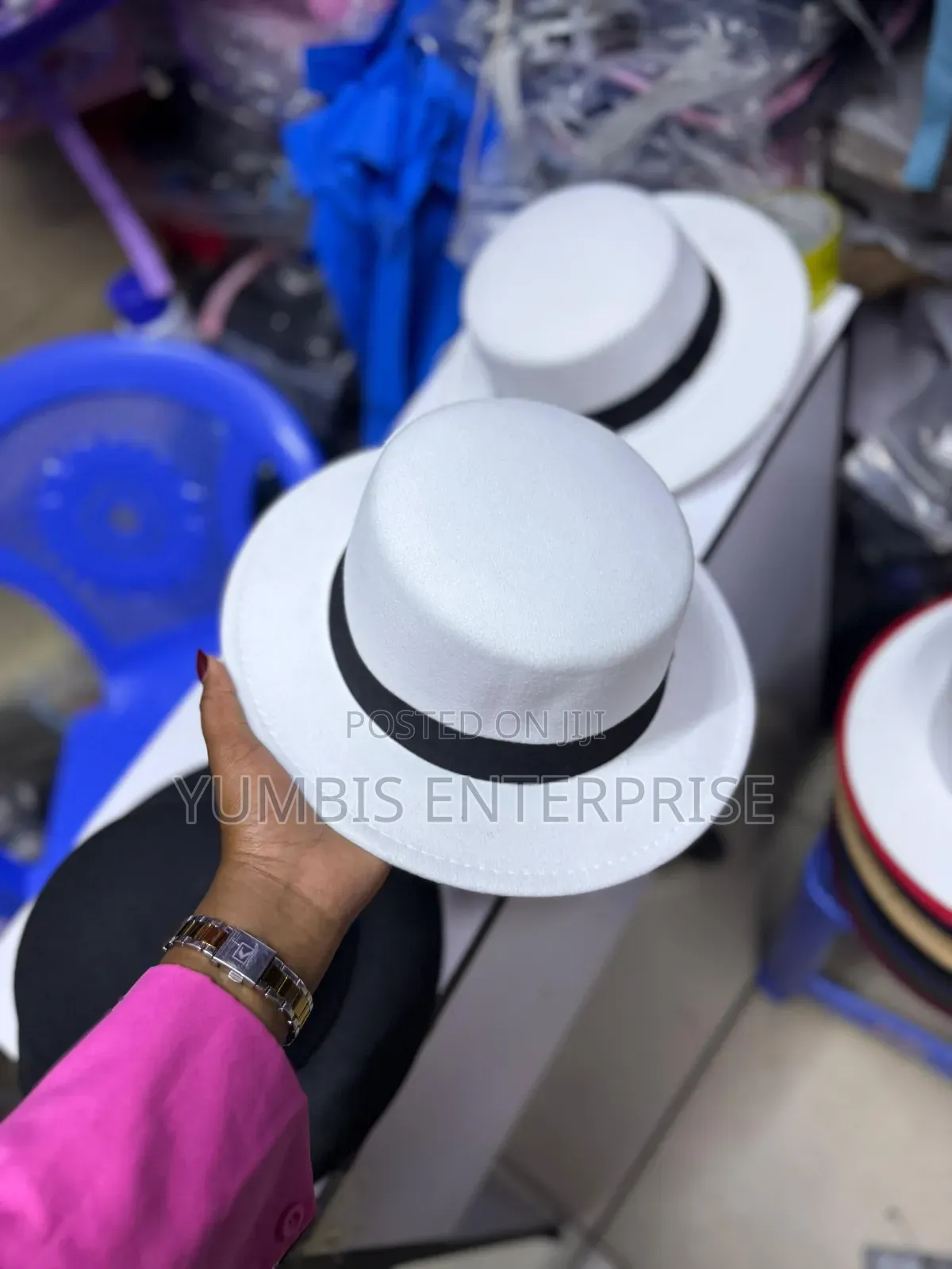 White Fedora
