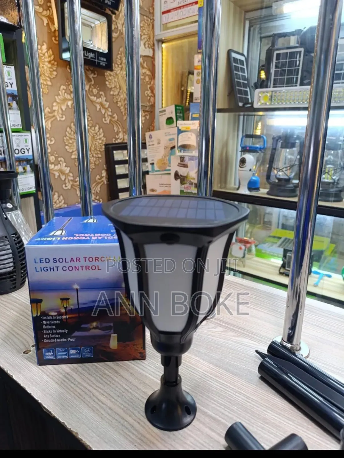 Led Solar Torch Light Light Control