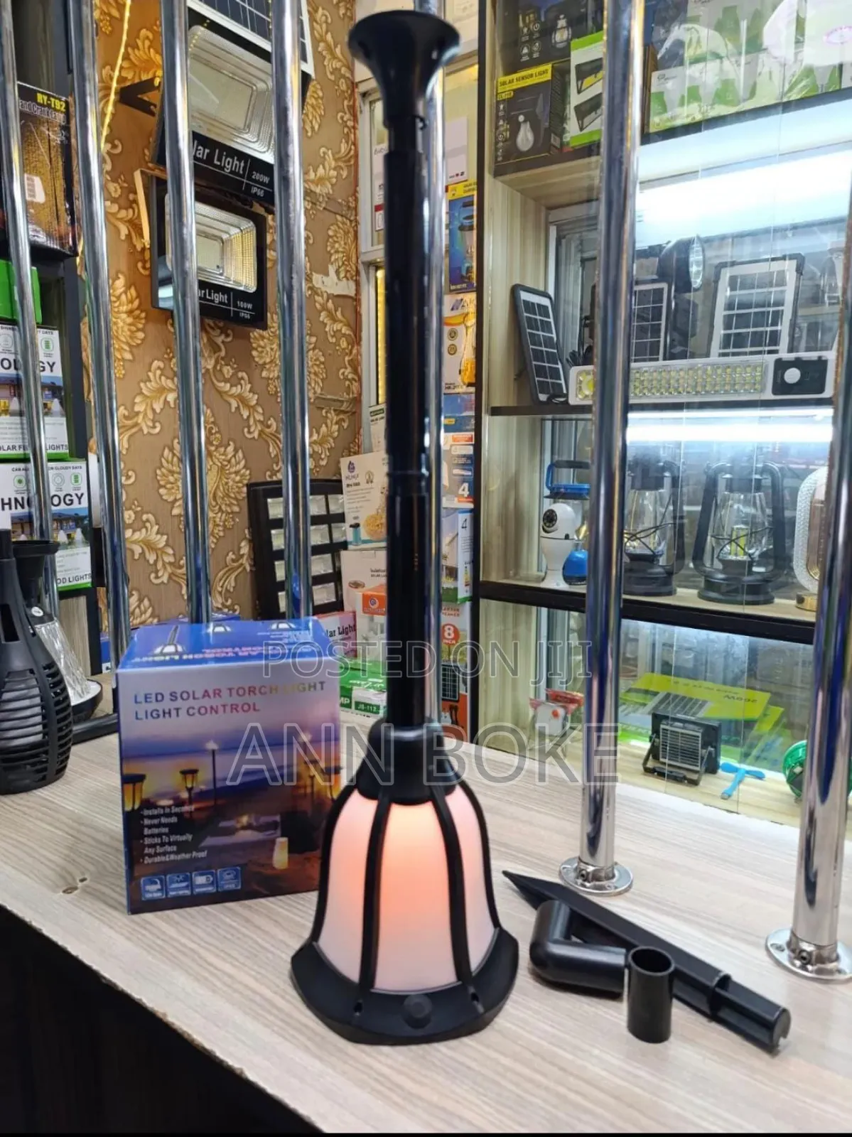 Led Solar Torch Light Light Control