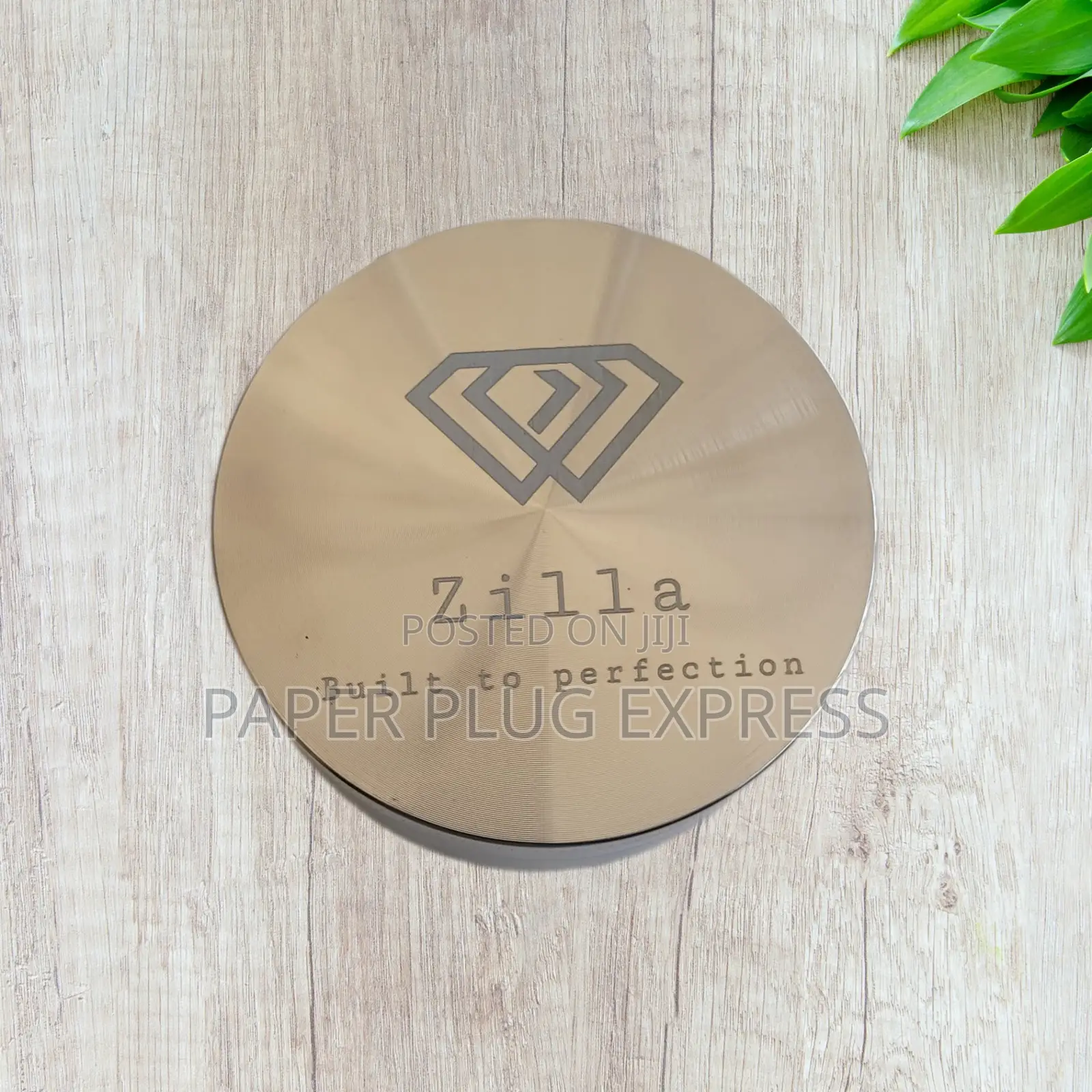 Zilla Alloy 75mm (Large Size)Herb Metallic Grinder - 3 Layer
