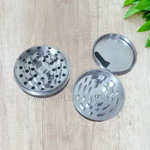 Zilla Alloy 75mm (Large Size)Herb Metallic Grinder - 3 Layer